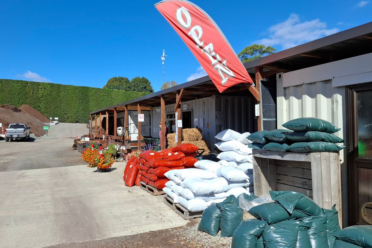 we also offer our bulk compost as bagged compost