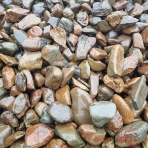 rustic gold large decorative stones